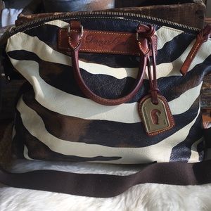 Dooney and Bourke Zebra Juliette Bag